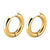 Fashion Solid Color Titanium Steel Plating Earrings 1 Pair