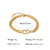 Fashion Solid Color Titanium Steel Plating Inlay Zircon Bracelets 1 Piece