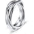 Fashion Solid Color Titanium Steel Rings 1 Piece