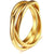 Fashion Solid Color Titanium Steel Rings 1 Piece