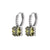 Fashion Square Copper Inlaid Zircon Ear Buckle Wholesale