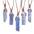 Fashion Square Crystal Pendant Necklace 1 Piece