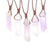 Fashion Square Crystal Pendant Necklace 1 Piece