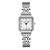 Fashion Square Digital Face Ladies Steel Band Watch Trend Quartz Watch