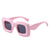 Fashion Square Pc Square Full Frame Women's Sunglasses