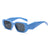 Fashion Square Small Frame Female Wide Leg Sunglasses