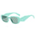 Fashion Square Small Frame Female Wide Leg Sunglasses