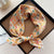 Fashion Squares Silk Scarves Flower Printing Simple Scarf