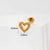 1 Piece Ear Cartilage Rings & Studs Fashion Star Heart Shape 316L Stainless Steel  Copper Plating Inlay Zircon