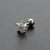 Fashion Star Heart Shape Copper Plating Inlay Zircon Ear Studs 1 Piece