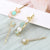 Fashion Star Metal Plating Inlay Inlaid Shell Artificial Gemstones Hair Clip