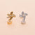 Fashion Star Metal Plating Zircon Nose Studs 1 Piece