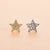 Fashion Star Metal Plating Zircon Nose Studs 1 Piece