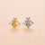 Fashion Star Metal Plating Zircon Nose Studs 1 Piece