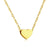 Fashion Star Moon Heart Shape Stainless Steel Pendant Necklace 1 Piece