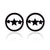 Fashion Star Moon Tree Stainless Steel Plating Hollow Out Ear Studs 1 Pair