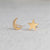 Fashion Star Stainless Steel No Inlaid Earrings Ear Studs