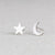 Fashion Star Stainless Steel No Inlaid Earrings Ear Studs