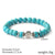 Fashion Starfish Butterfly Turquoise Beaded Women's Bracelets 1 Piece