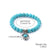 Fashion Starfish Butterfly Turquoise Beaded Women's Bracelets 1 Piece