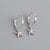 Fashion Starfish Sterling Silver Plating Drop Earrings 1 Pair