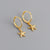 Fashion Starfish Sterling Silver Plating Drop Earrings 1 Pair