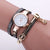 Fashion Strap Casual Three-circle Winding Bracelet Ladies Quartz Fashion Watch