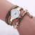 Fashion Strap Casual Three-circle Winding Bracelet Ladies Quartz Fashion Watch Wholesale