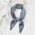 Fashion Streamer Printing Bow Silk Scarf Wholesale