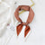 Fashion Streamer Printing Bow Silk Scarf Wholesale