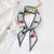 Fashion Streamer Printing Bow Silk Scarf Wholesale