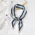 Fashion Streamer Printing Bow Silk Scarf Wholesale