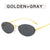 Fashion Streetwear Solid Color Ac Oval Frame Frameless Women's Sunglasses