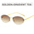 Fashion Streetwear Solid Color Ac Oval Frame Frameless Women's Sunglasses