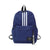 Fashion Stripe Solid Color Square Zipper Backpack