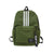 Fashion Stripe Solid Color Square Zipper Backpack