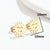 Fashion Sun Stainless Steel Plating Ear Studs 1 Pair