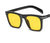 Fashion Sunglasses Simple Square Frame Solid Color Men's Sunglasses