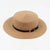 Fashion Sunshade Sunscreen Short Brim Flat-top Straw Hat Wholesale