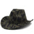 Fashion Thickened Fabric Double-sided Contrast Color Hat Rolled Brim Cowboy Felt Hat