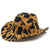 Fashion Thickened Fabric Double-sided Contrast Color Hat Rolled Brim Cowboy Felt Hat