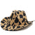 Fashion Thickened Fabric Double-sided Contrast Color Hat Rolled Brim Cowboy Felt Hat