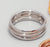 Fashion Titanium Steel Gold Ring Set