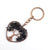 Fashion Tree Natural Stone Copper Beaded Women's Keychain 1 Piece