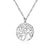 Fashion Tree Stainless Steel Plating Pendant Necklace