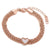 Fashion Trend Heart Titanium Steel Multi-layer Bracelet Wholesale