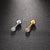 Fashion Triangle Round Copper Plating Inlay Zircon Ear Studs 1 Piece