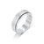 Fashion Turning Ring Star Moon Small Flower Titanium Steel Couple Ring