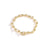 Fashion U Shape Copper Zircon Bracelets Earrings Necklace In Bulk