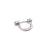 Fashion U Shape Diamond Metal Earrings Ear Studs